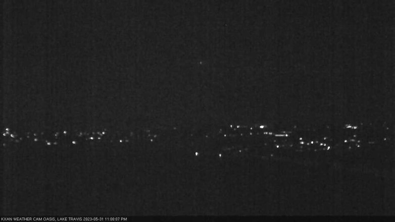 Lake Travis webcam, May 31, 2023 11:00 PM CT