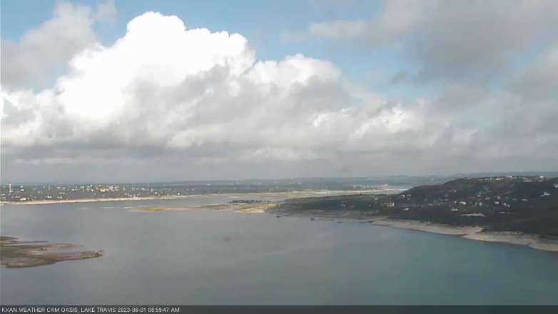 Lake Travis webcam, June 1, 2023 9:00 AM CT