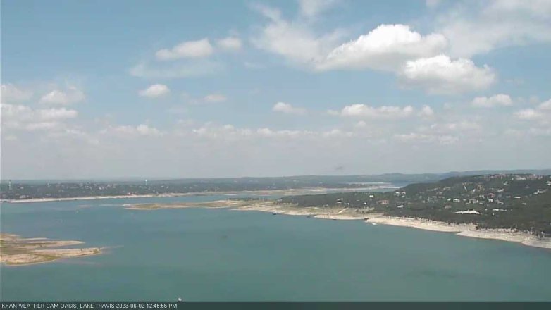 Lake Travis webcam, June 2, 2023 12:45 PM CT