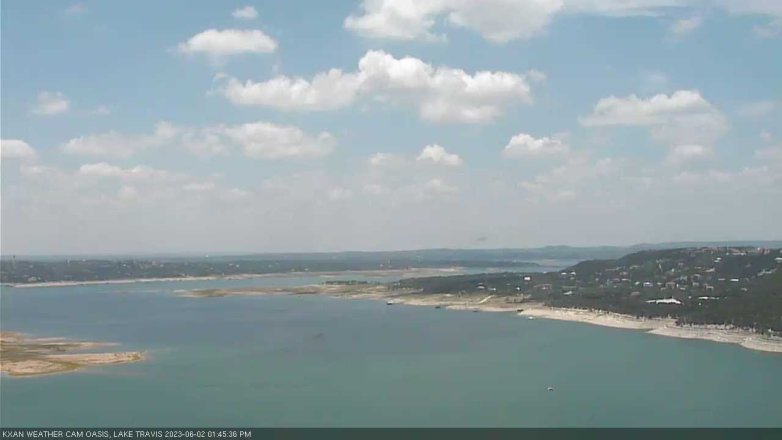 Lake Travis webcam, June 2, 2023 1:45 PM CT