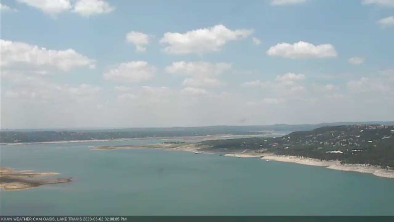 Lake Travis webcam, June 2, 2023 2:00 PM CT