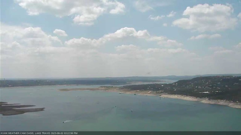 Lake Travis webcam, June 2, 2023 3:25 PM CT