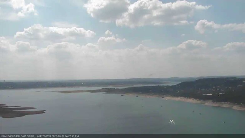 Lake Travis webcam, June 2, 2023 4:25 PM CT