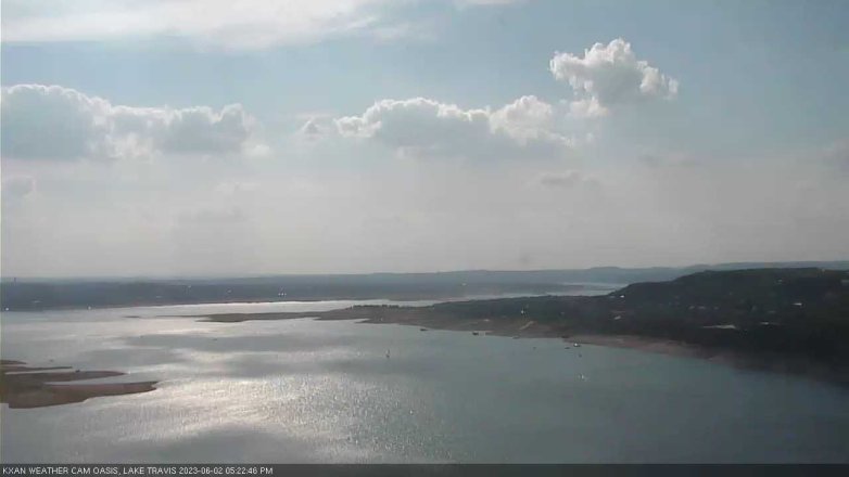 Lake Travis webcam, June 2, 2023 5:25 PM CT