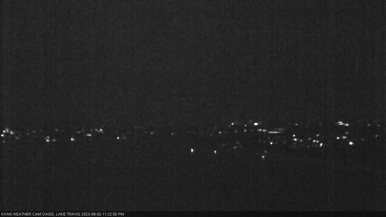 Lake Travis webcam, June 2, 2023 11:25 PM CT