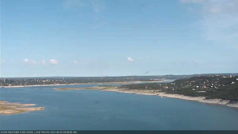 Lake Travis webcam, June 3, 2023 9:00 AM CT