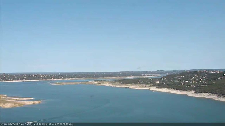 Lake Travis webcam, June 3, 2023 10:00 AM CT
