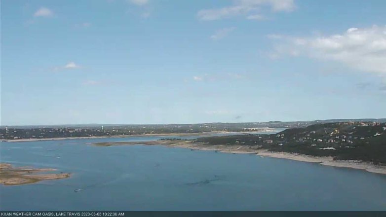 Lake Travis webcam, June 3, 2023 10:25 AM CT