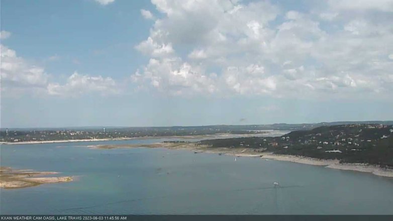Lake Travis webcam, June 3, 2023 11:45 AM CT