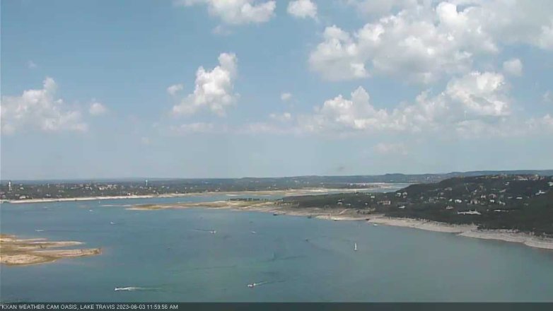Lake Travis webcam, June 3, 2023 12:00 PM CT