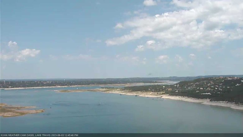 Lake Travis webcam, June 3, 2023 12:45 PM CT