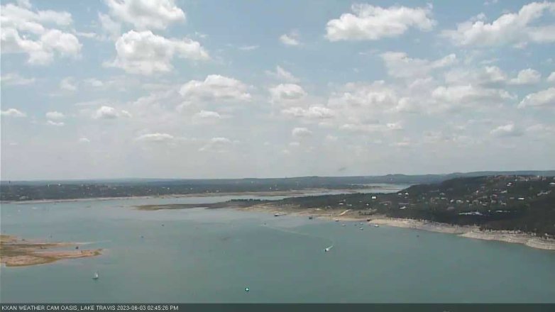 Lake Travis webcam, June 3, 2023 2:45 PM CT