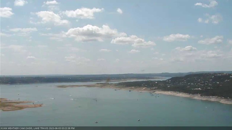 Lake Travis webcam, June 3, 2023 3:25 PM CT