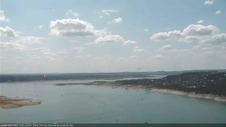 Lake Travis webcam, June 3, 2023 3:45 PM CT