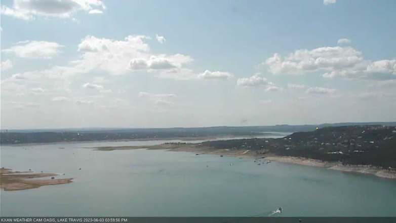 Lake Travis webcam, June 3, 2023 4:00 PM CT