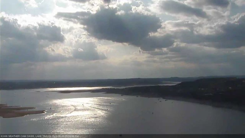 Lake Travis webcam, June 3, 2023 6:00 PM CT