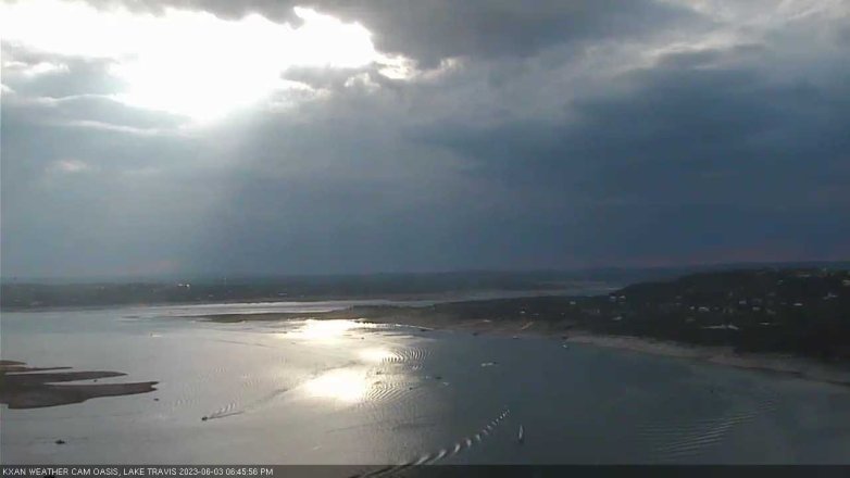 Lake Travis webcam, June 3, 2023 6:45 PM CT