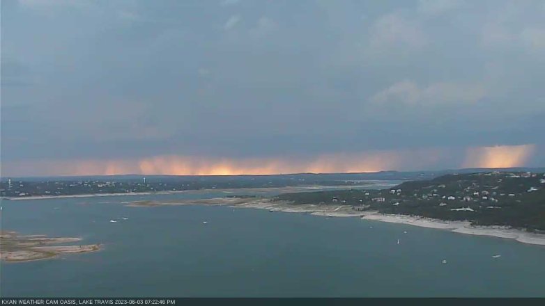 Lake Travis webcam, June 3, 2023 7:25 PM CT