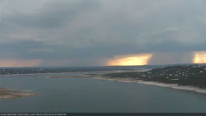 Lake Travis webcam, June 3, 2023 7:45 PM CT