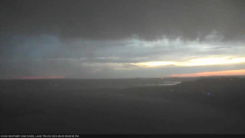 Lake Travis webcam, June 3, 2023 8:45 PM CT
