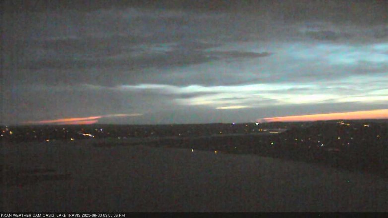 Lake Travis webcam, June 3, 2023 9:00 PM CT