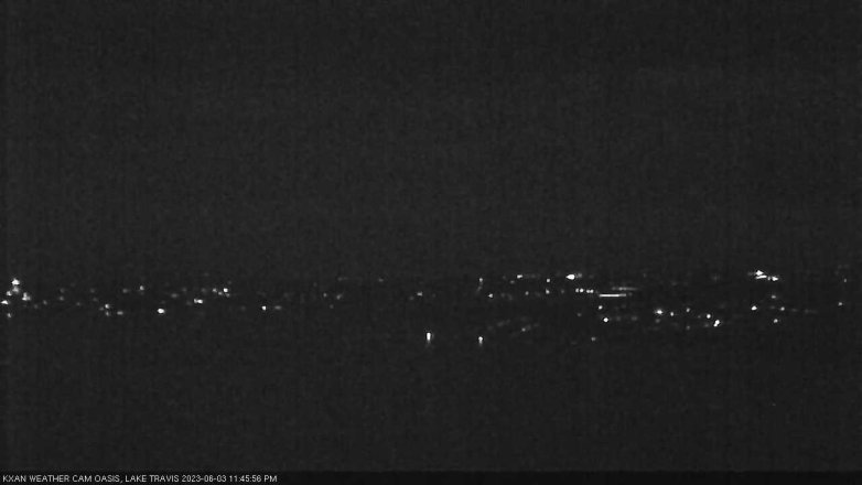 Lake Travis webcam, June 3, 2023 11:45 PM CT