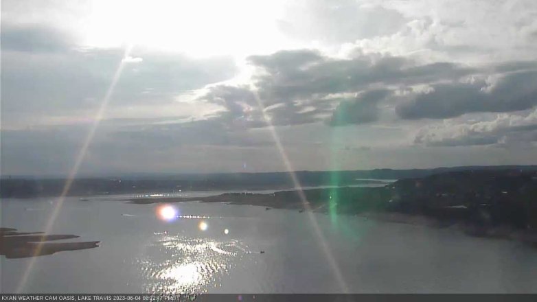 Lake Travis webcam, June 4, 2023 6:25 PM CT