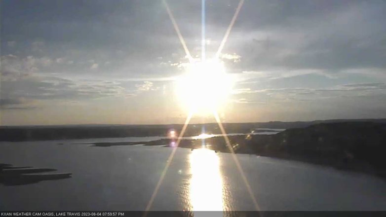 Lake Travis webcam, June 4, 2023 8:00 PM CT