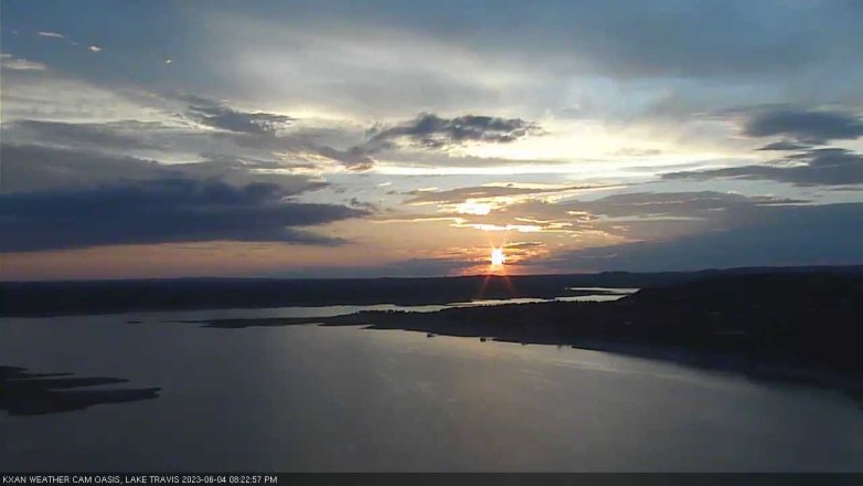 Lake Travis webcam, June 4, 2023 8:25 PM CT