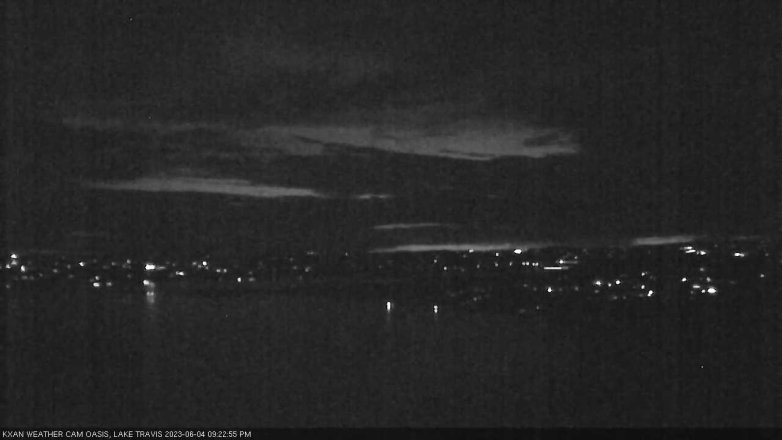 Lake Travis webcam, June 4, 2023 9:25 PM CT