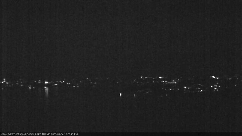 Lake Travis webcam, June 4, 2023 10:25 PM CT