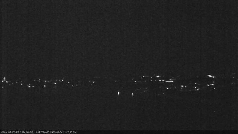 Lake Travis webcam, June 4, 2023 11:25 PM CT