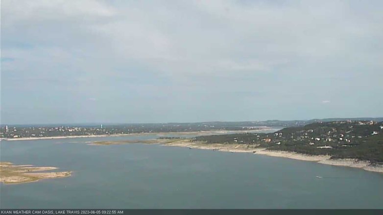 Lake Travis webcam, June 5, 2023 9:25 AM CT