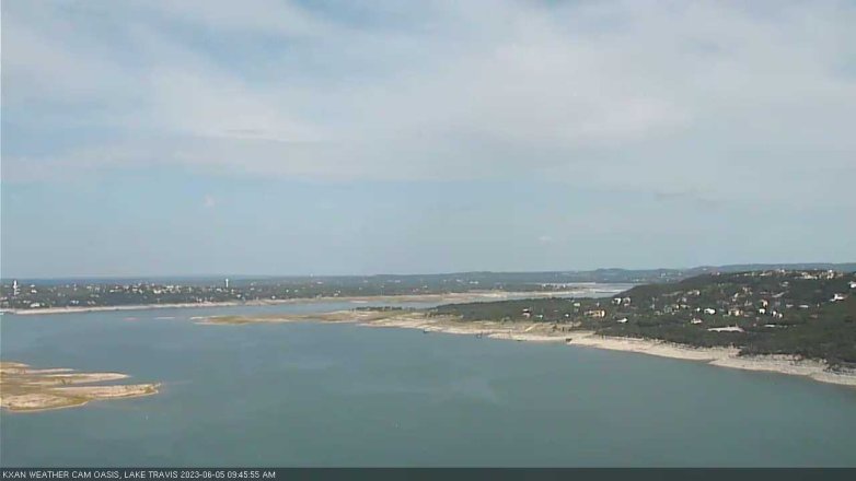 Lake Travis webcam, June 5, 2023 9:45 AM CT