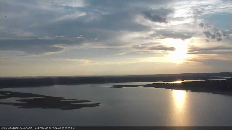 Lake Travis webcam, June 5, 2023 8:00 PM CT