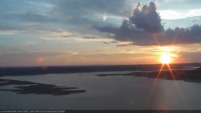 Lake Travis webcam, June 5, 2023 8:25 PM CT
