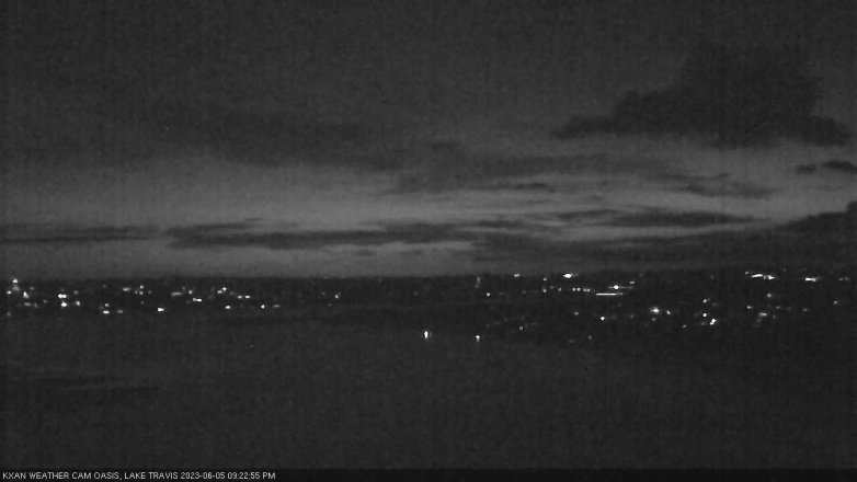 Lake Travis webcam, June 5, 2023 9:25 PM CT