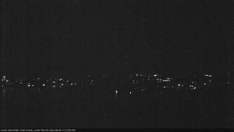 Lake Travis webcam, June 5, 2023 11:25 PM CT