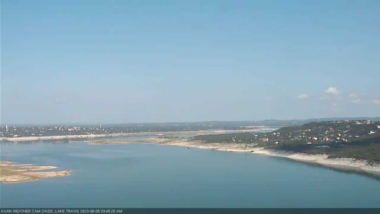 Lake Travis webcam, June 6, 2023 9:45 AM CT