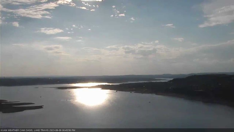 Lake Travis webcam, June 6, 2023 6:45 PM CT