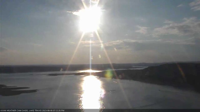 Lake Travis webcam, June 6, 2023 7:25 PM CT