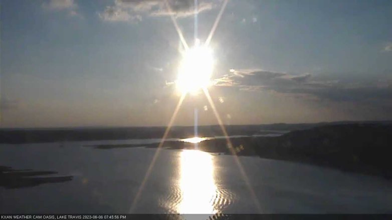 Lake Travis webcam, June 6, 2023 7:45 PM CT