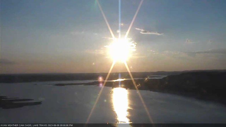 Lake Travis webcam, June 6, 2023 8:00 PM CT