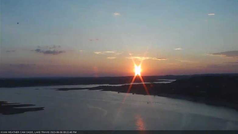 Lake Travis webcam, June 6, 2023 8:25 PM CT