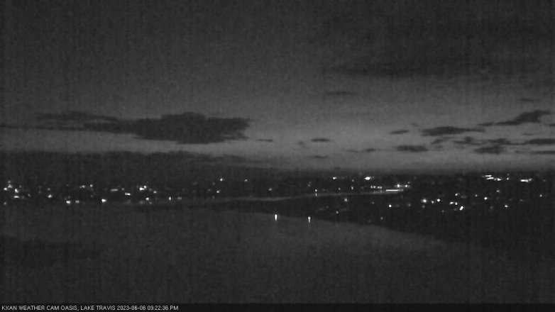 Lake Travis webcam, June 6, 2023 9:25 PM CT