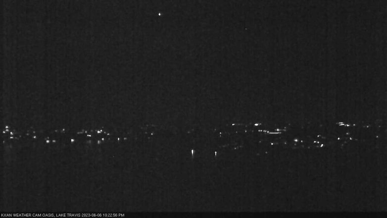 Lake Travis webcam, June 6, 2023 10:25 PM CT
