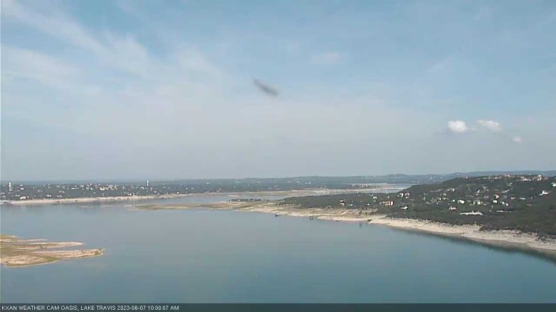 Lake Travis webcam, June 7, 2023 10:00 AM CT