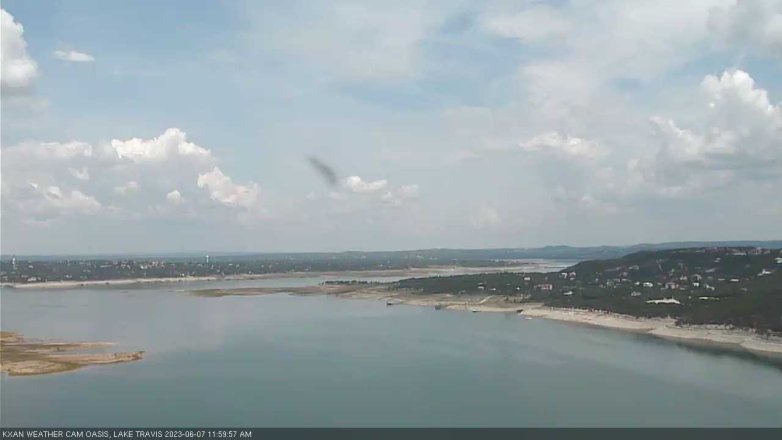 Lake Travis webcam, June 7, 2023 12:00 PM CT