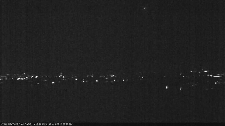 Lake Travis webcam, June 7, 2023 10:25 PM CT