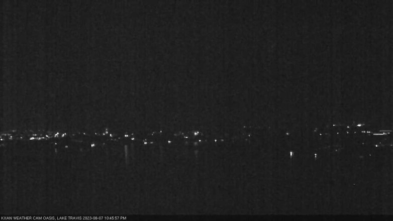 Lake Travis webcam, June 7, 2023 10:45 PM CT